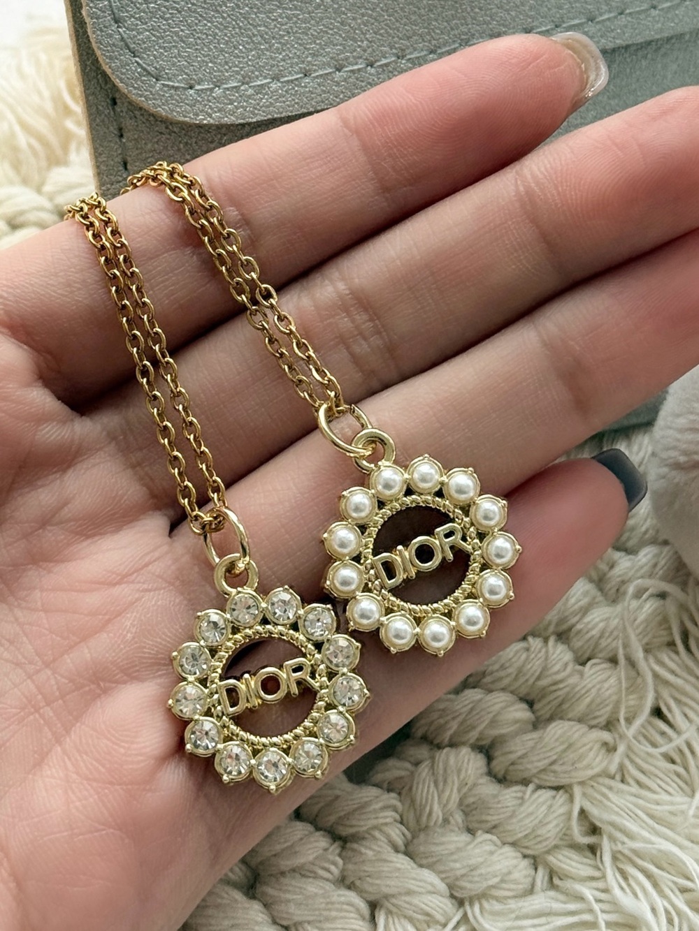 ✨ Vintage ONLY 1! Dior Pearls or Crystal Upcycled Necklace: BOGO Sale! ✨